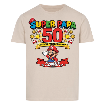 Super Papa BDay - Personalisierbares Geschenk zum Geburtstag für Papa