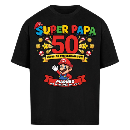 Super Papa BDay - Personalisierbares Geschenk zum Geburtstag für Papa