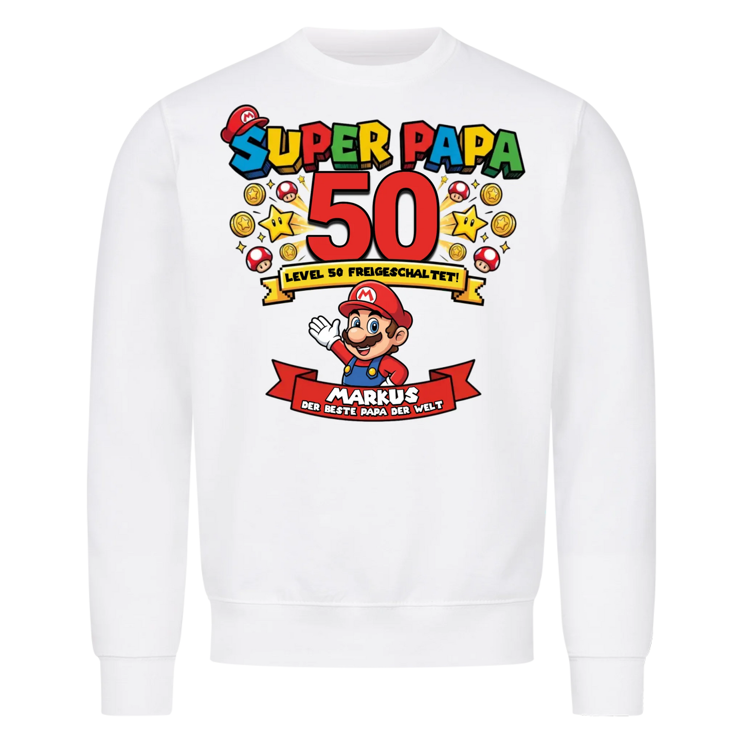 Super Papa BDay - Personalisierbares Geschenk zum Geburtstag für Papa