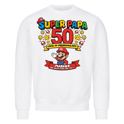 Super Papa BDay - Personalisierbares Geschenk zum Geburtstag für Papa