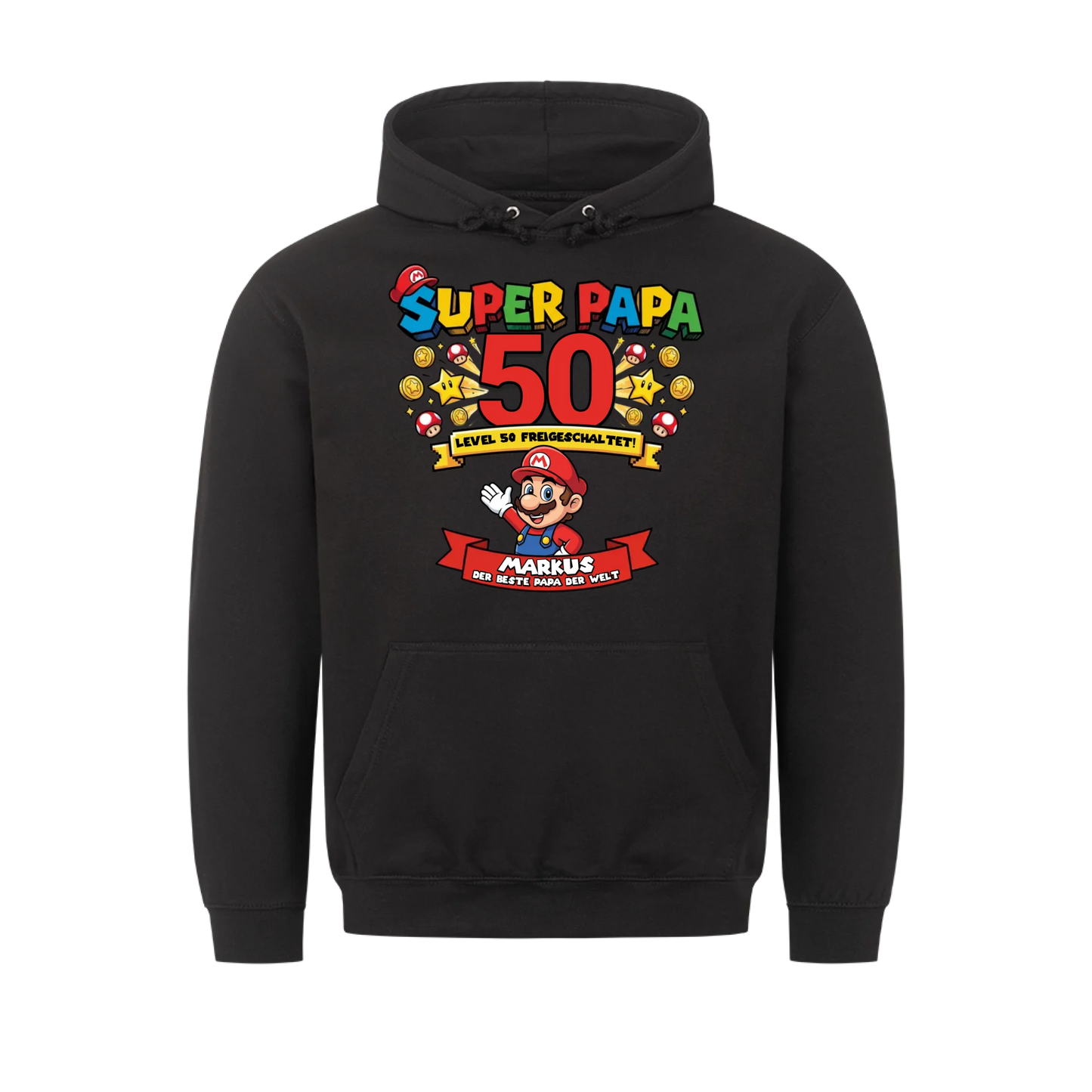 Super Papa BDay - Personalisierbares Geschenk zum Geburtstag für Papa