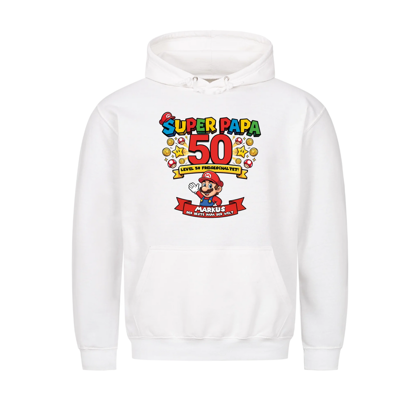 Super Papa BDay - Personalisierbares Geschenk zum Geburtstag für Papa