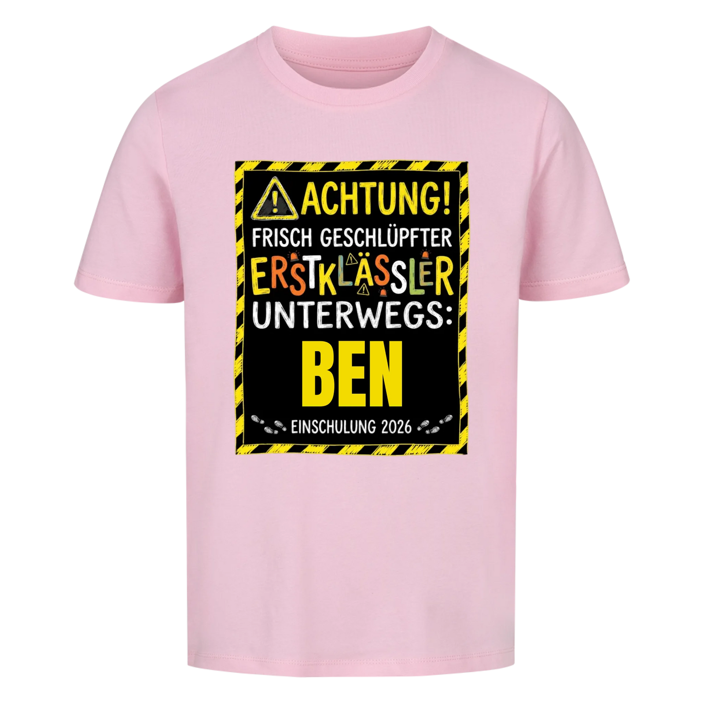 Achtung - Kinder T-Shirt zur Einschulung
