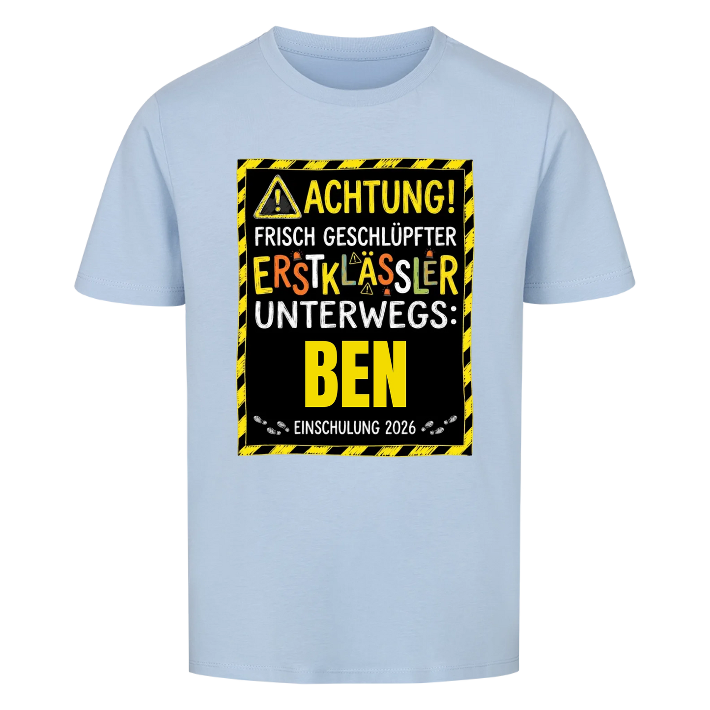 Achtung - Kinder T-Shirt zur Einschulung