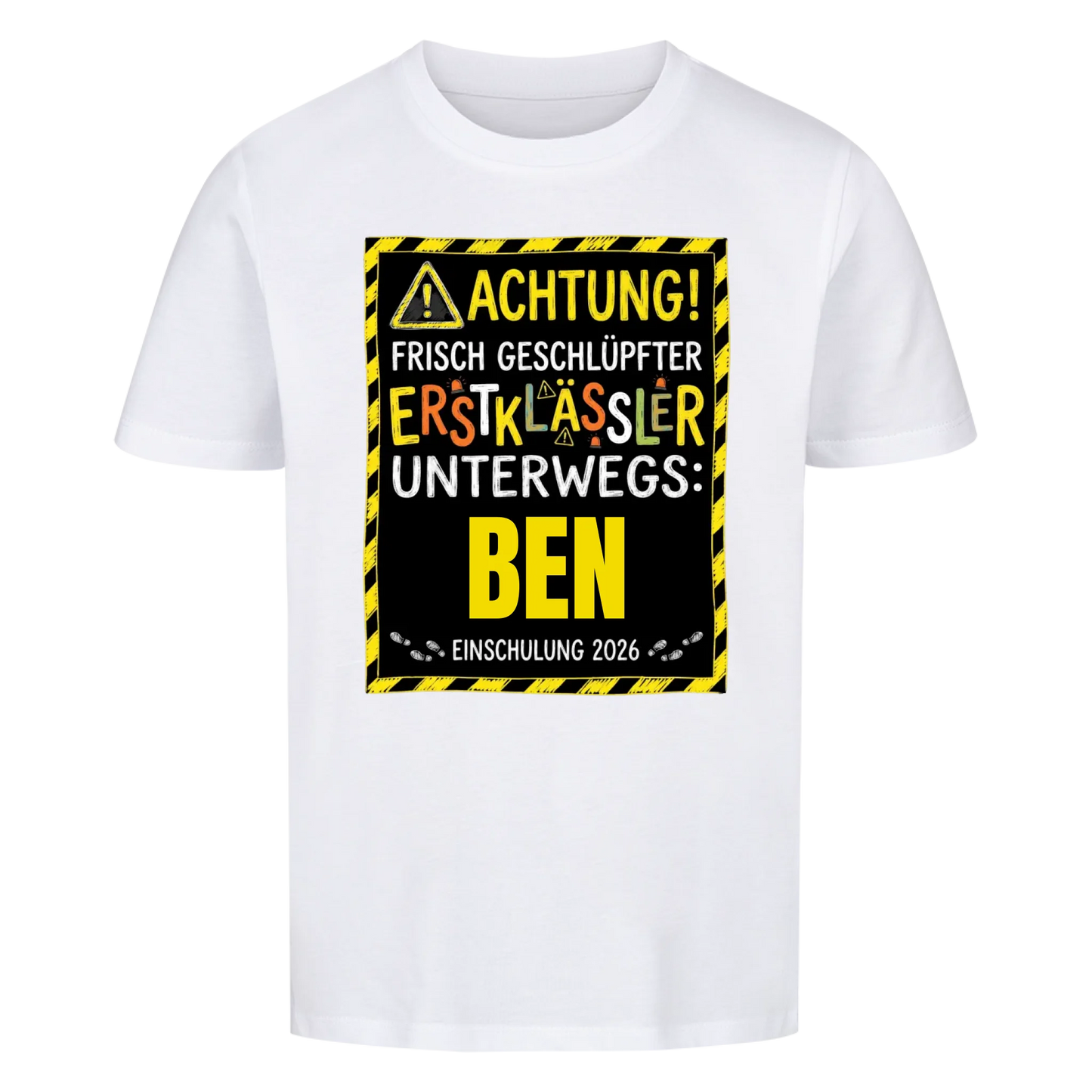 Achtung - Kinder T-Shirt zur Einschulung