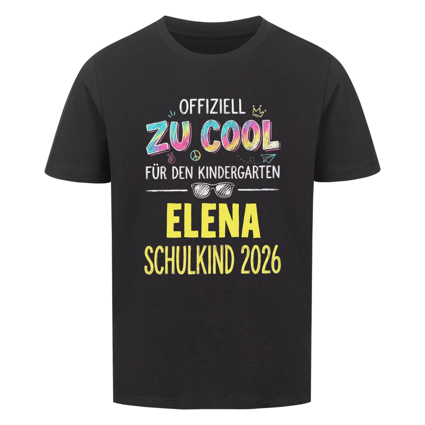 Zu Cool - Kinder T-Shirt zur Einschulung