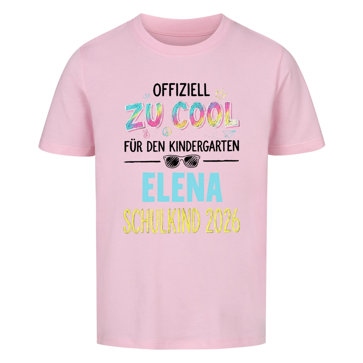 Zu Cool - Kinder T-Shirt zur Einschulung