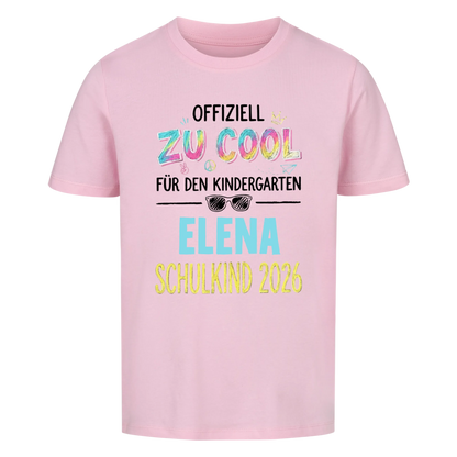 Zu Cool - Kinder T-Shirt zur Einschulung