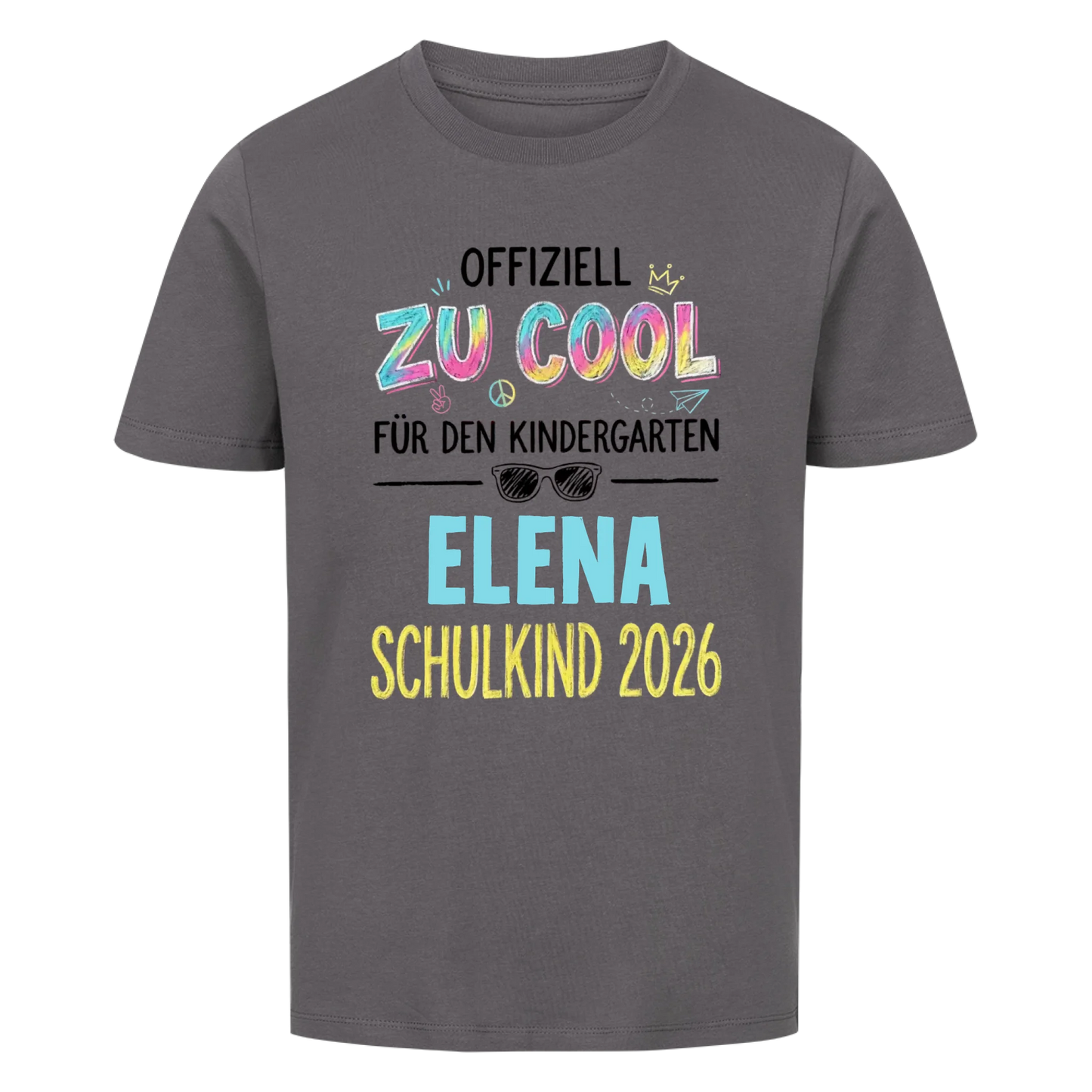 Zu Cool - Kinder T-Shirt zur Einschulung