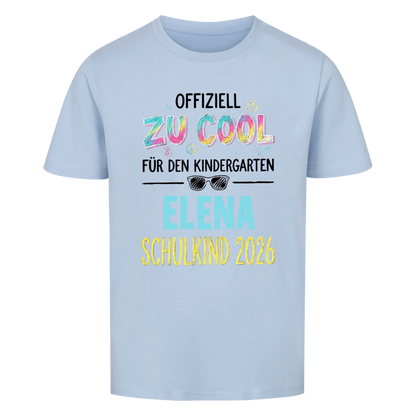 Zu Cool - Kinder T-Shirt zur Einschulung