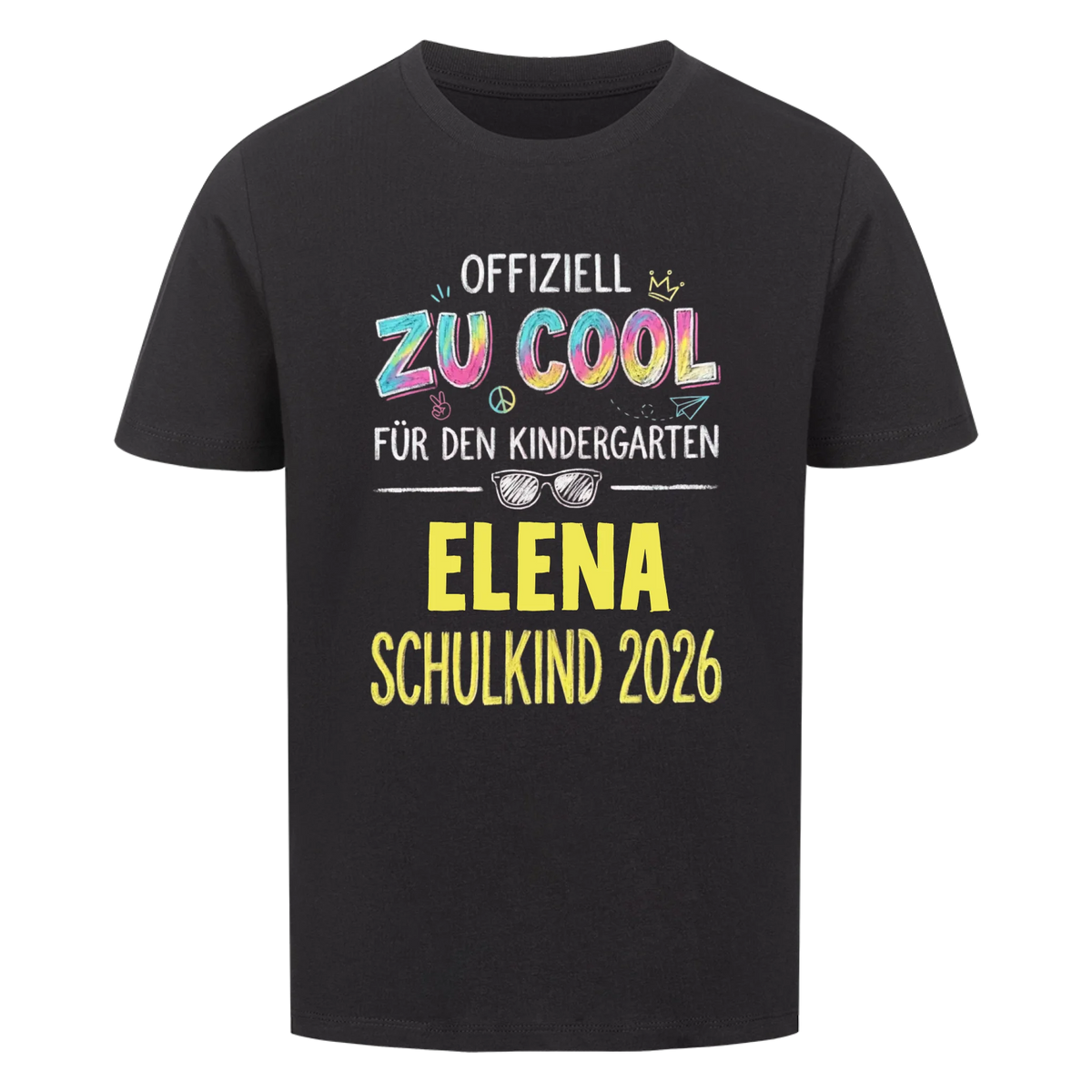 Zu Cool - Kinder T-Shirt zur Einschulung