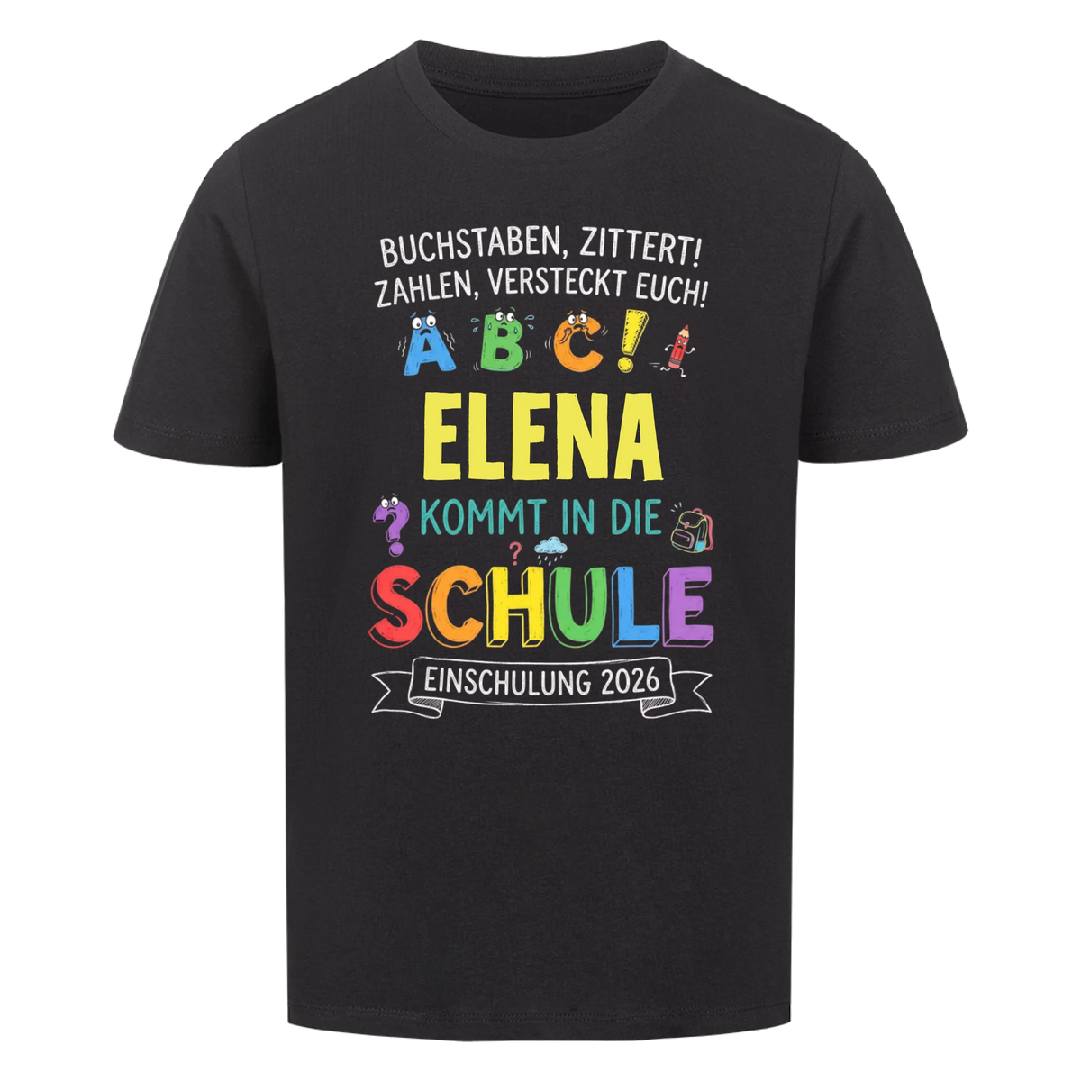 Zittern - Kinder T-Shirt zur Einschulung
