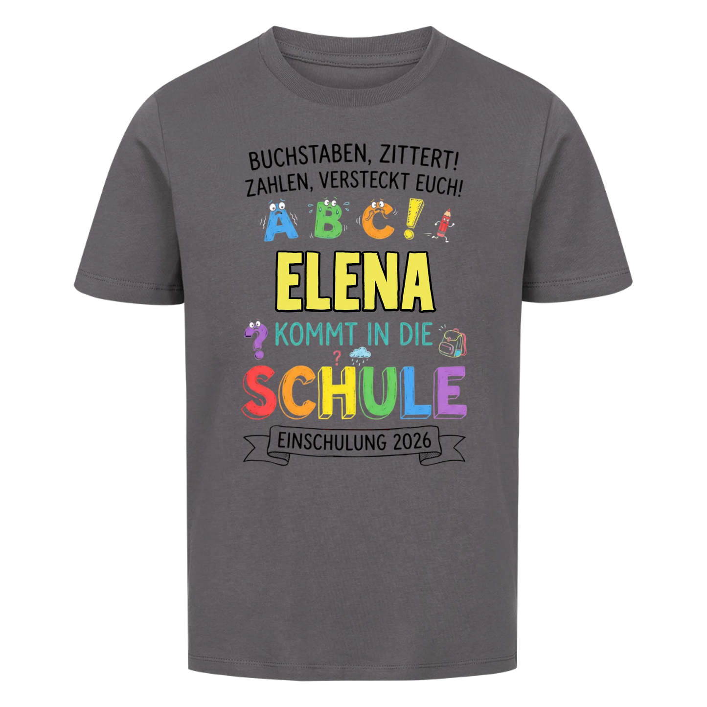 Zittern - Kinder T-Shirt zur Einschulung