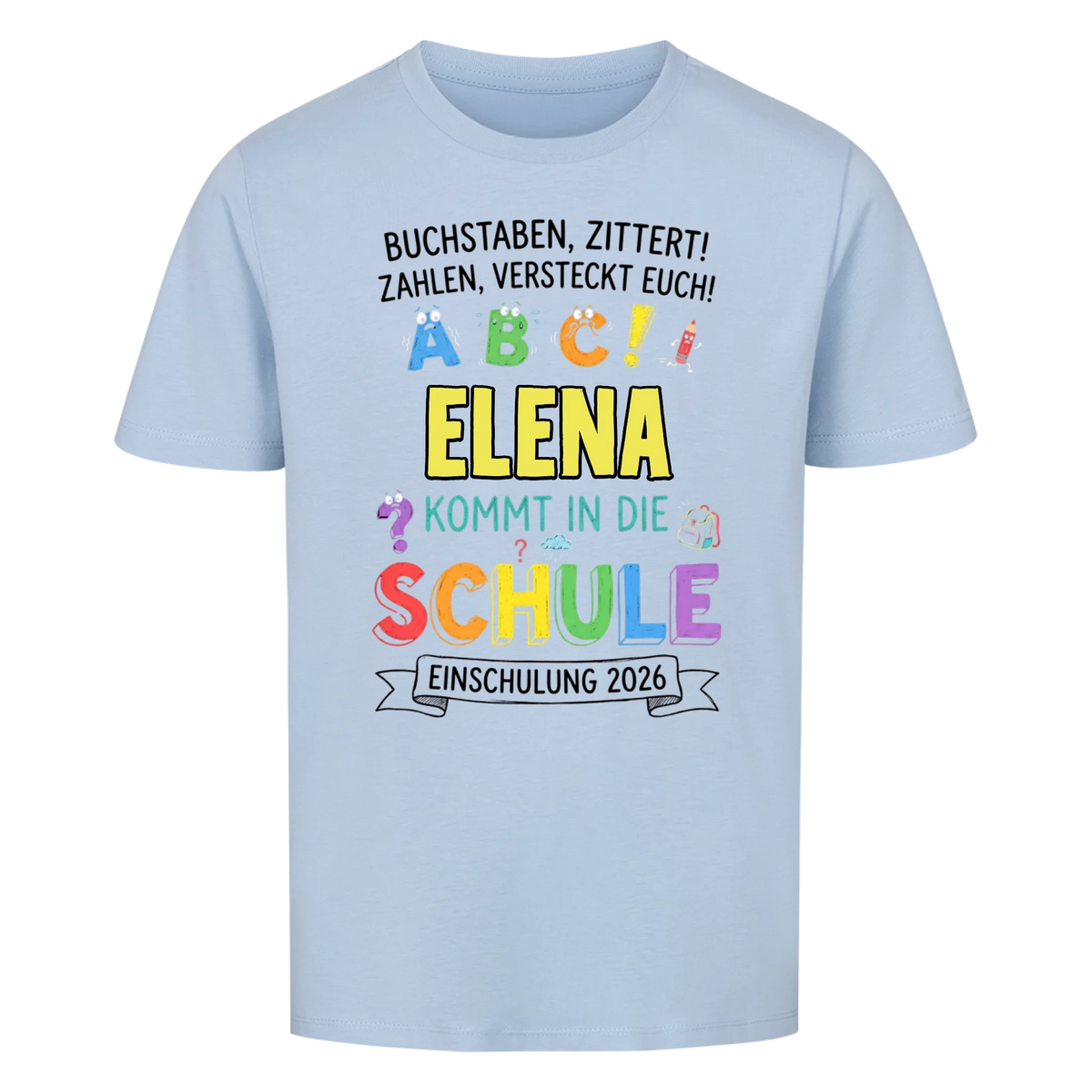 Zittern - Kinder T-Shirt zur Einschulung