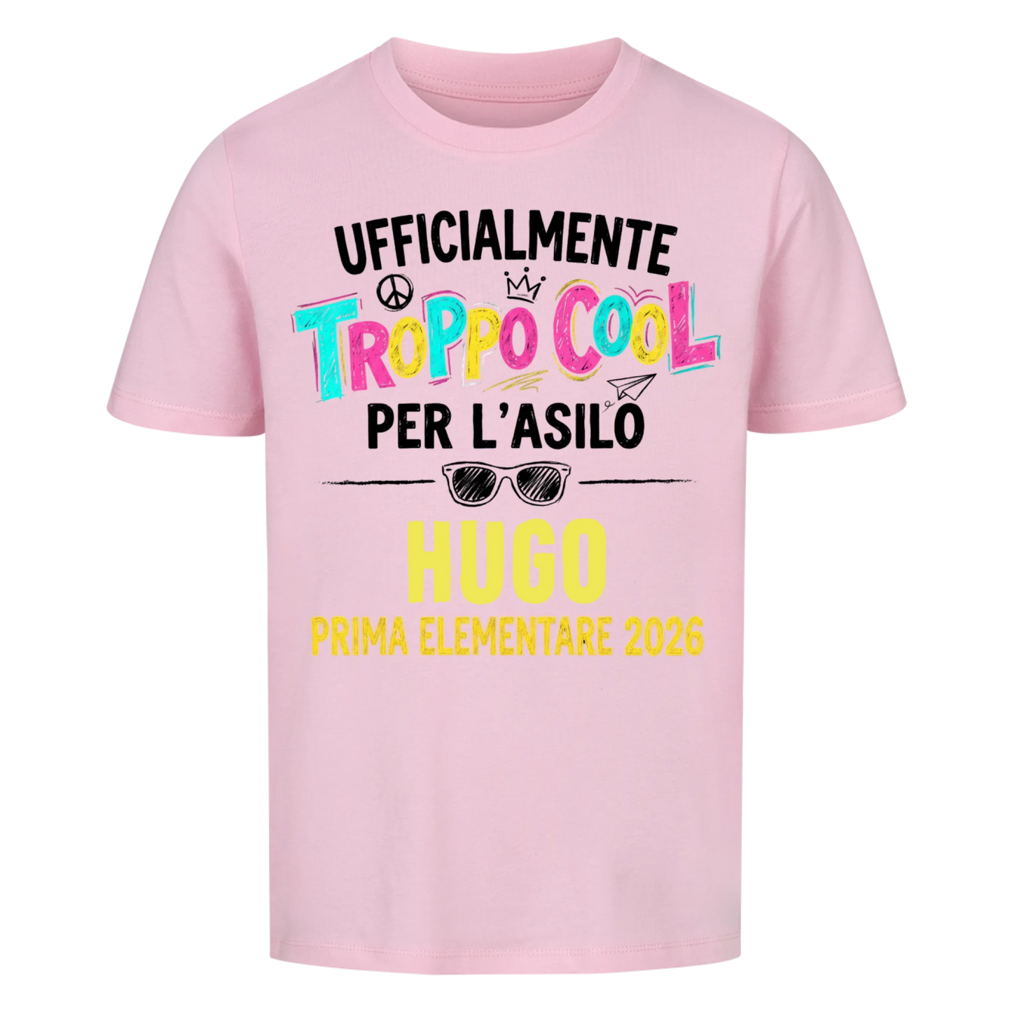 Troppo Cool - Maglietta per bambini per il primo giorno di scuola