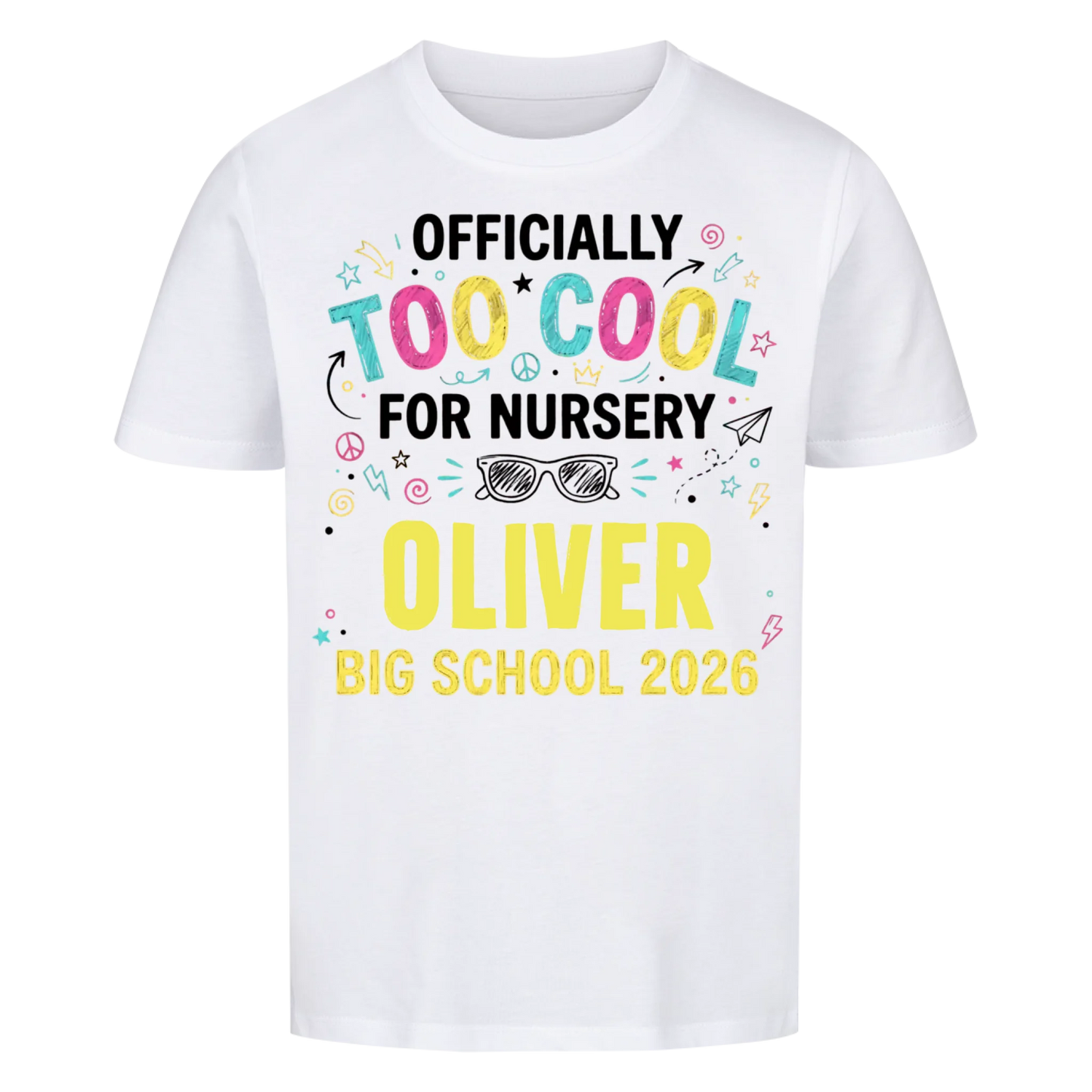 Too Cool – Kids' Back to School T-Shirt