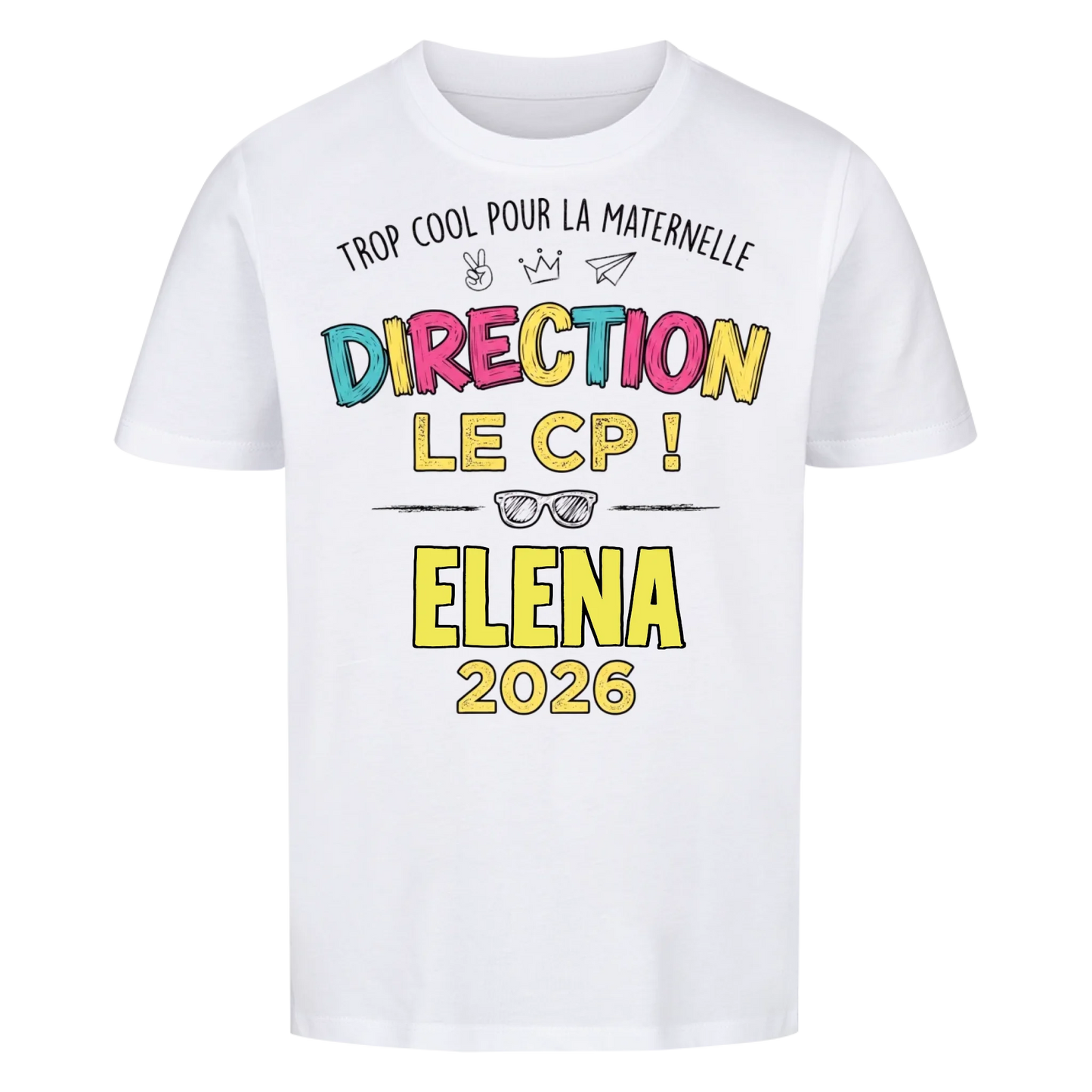 Le CP - T-shirt pour enfants pour la rentrée scolaire