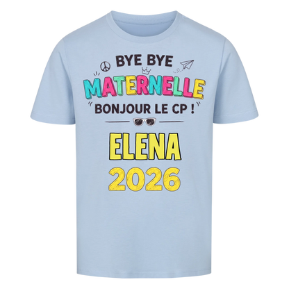 Maternelle - T-shirt pour enfants pour la rentrée scolaire