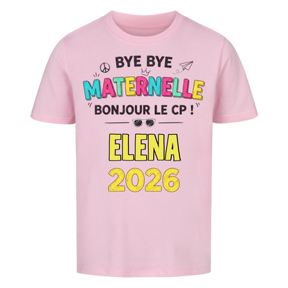 Maternelle - T-shirt pour enfants pour la rentrée scolaire