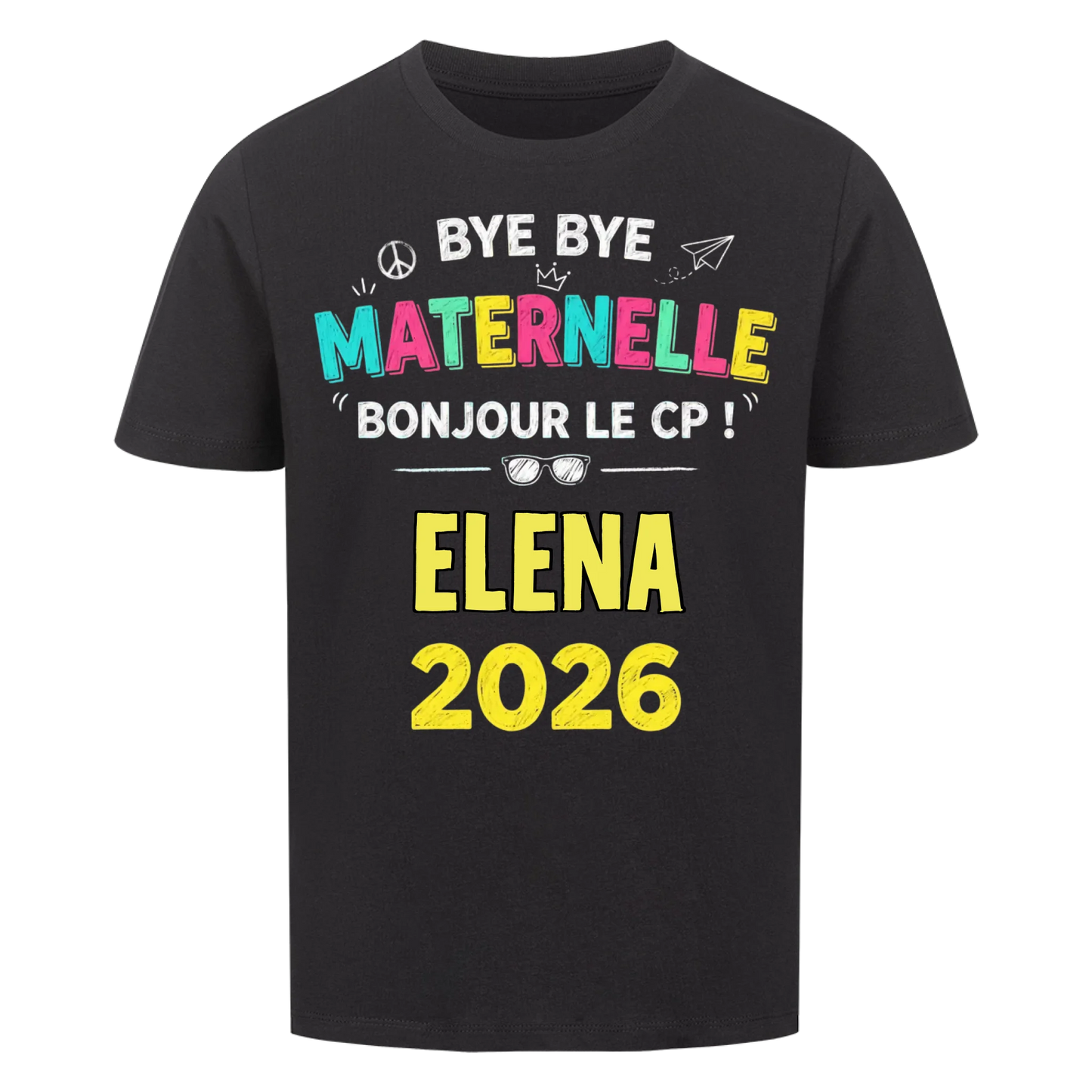 Maternelle - T-shirt pour enfants pour la rentrée scolaire