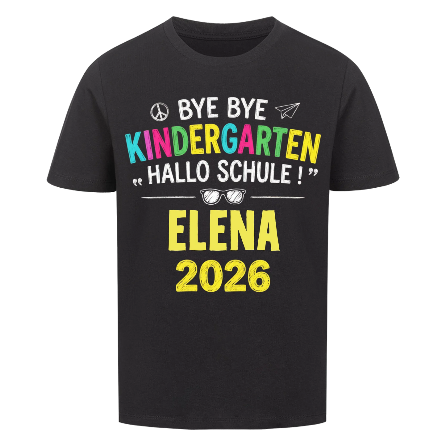 Hallo Schule - Kinder T-Shirt zur Einschulung