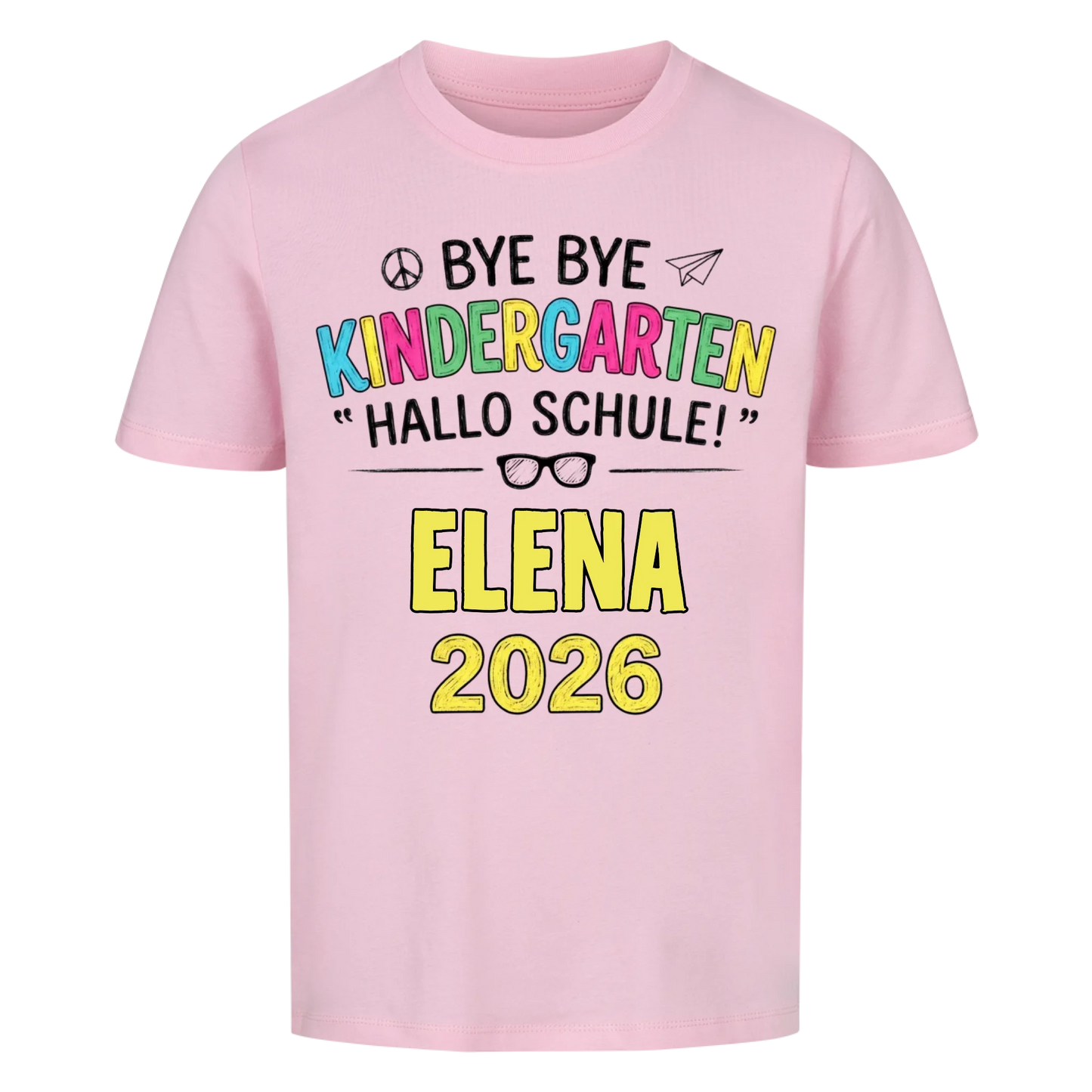 Hallo Schule - Kinder T-Shirt zur Einschulung
