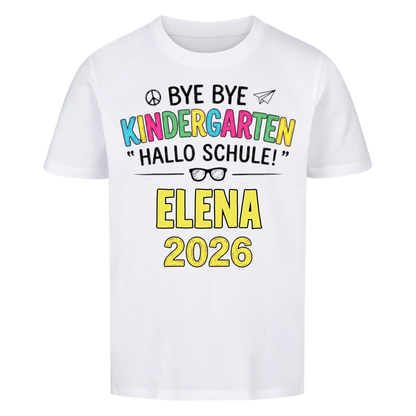 Hallo Schule - Kinder T-Shirt zur Einschulung