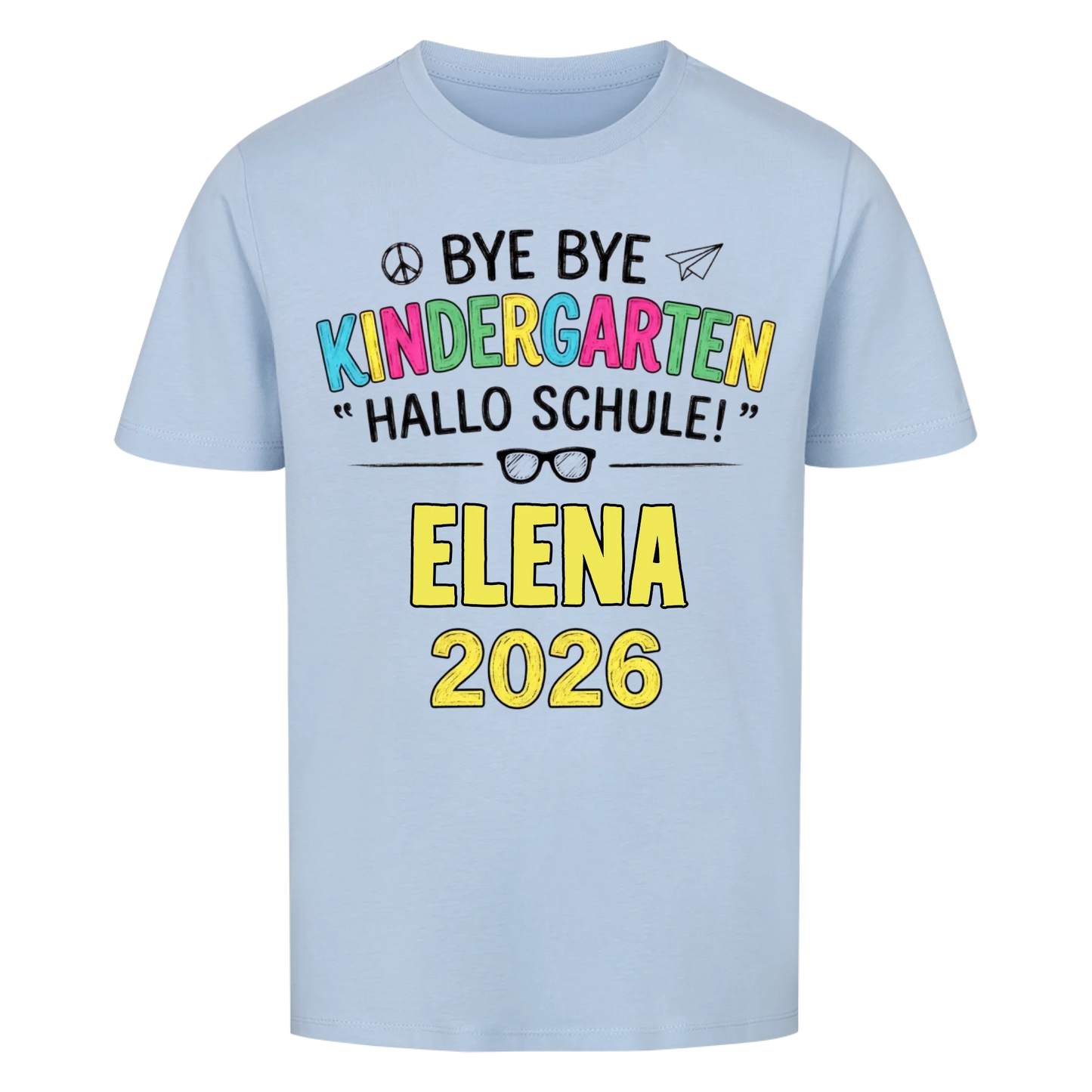 Hallo Schule - Kinder T-Shirt zur Einschulung