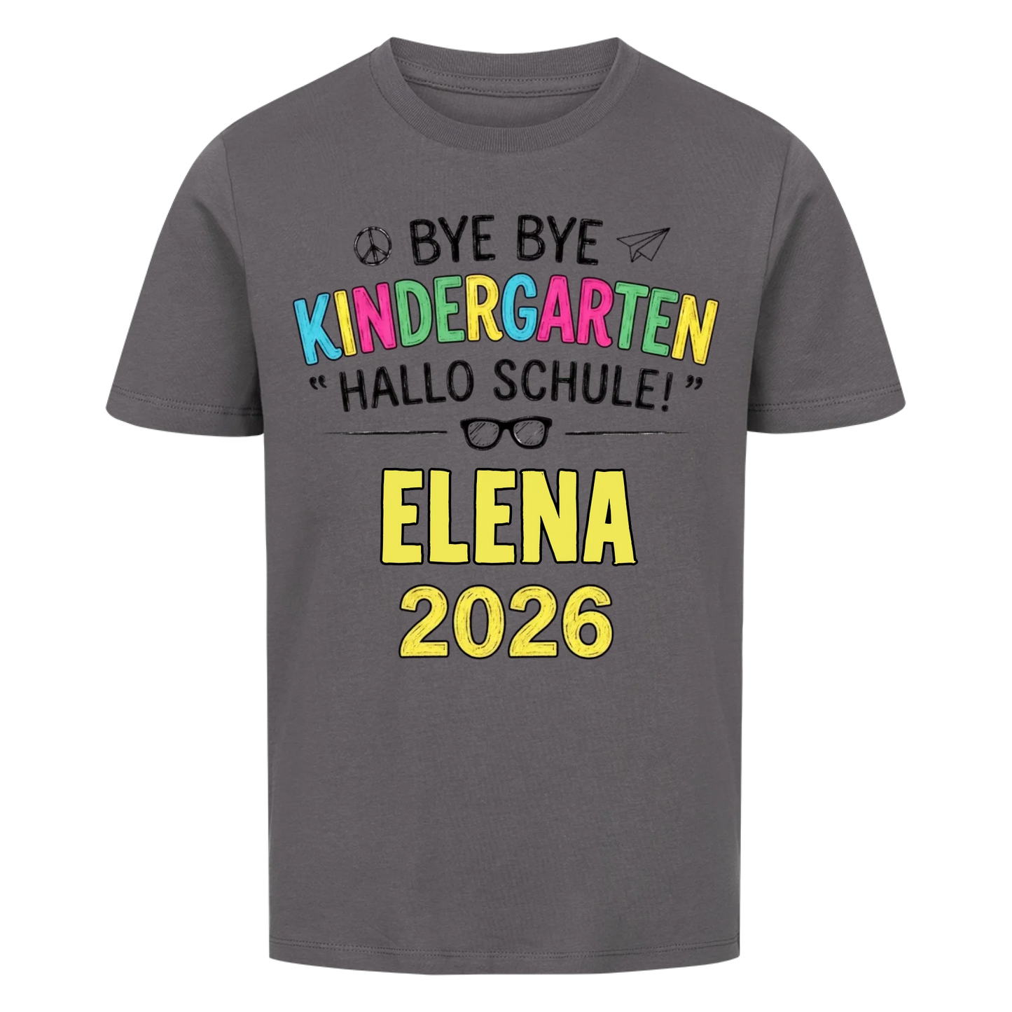 Hallo Schule - Kinder T-Shirt zur Einschulung