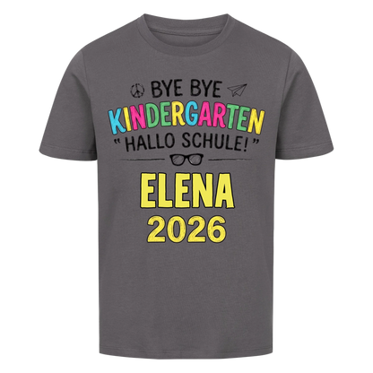 Hallo Schule - Kinder T-Shirt zur Einschulung