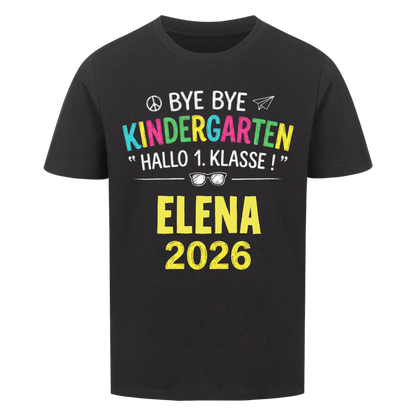 Hallo 1. Klasse - Kinder T-Shirt zur Einschulung