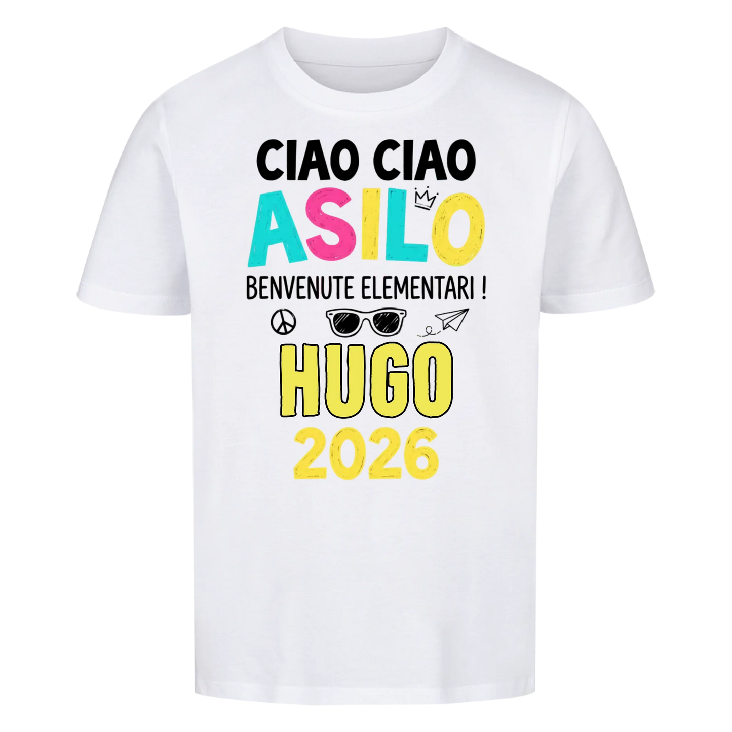 Ciao Ciao - Maglietta per bambini per il primo giorno di scuola