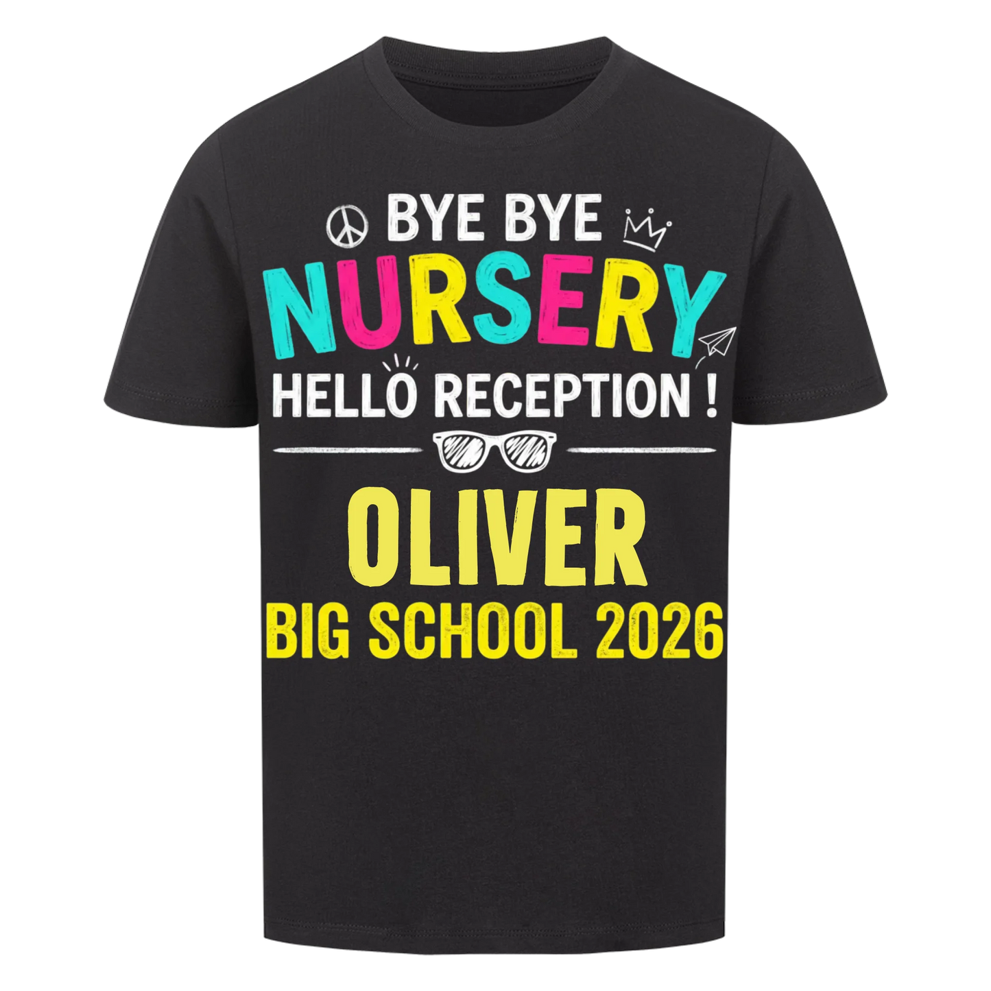 Hello Reception – Kids' Back to School T-Shirt