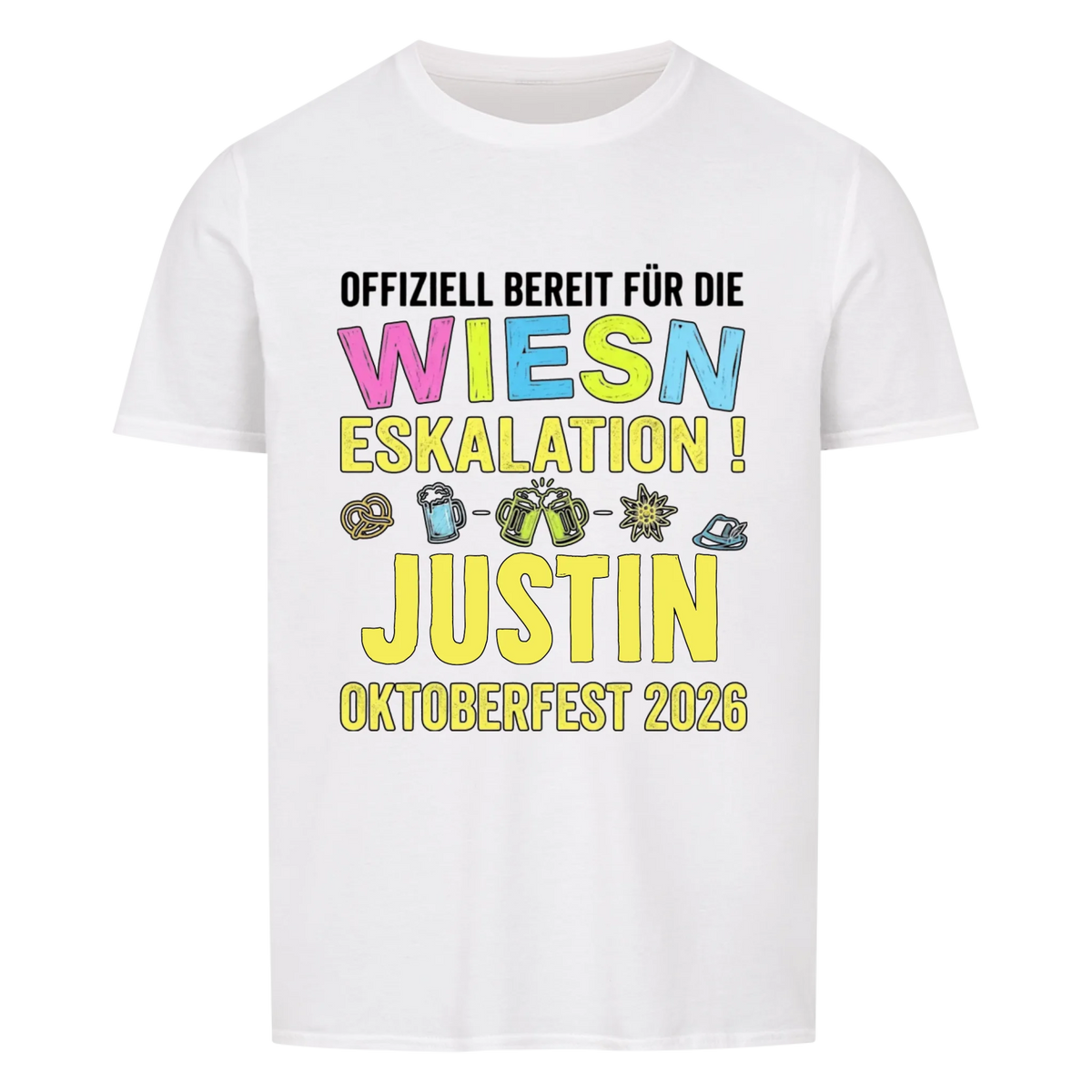 Offizielles Wiesn Shirt - Personalisierbares Geschenk zum Oktoberfest