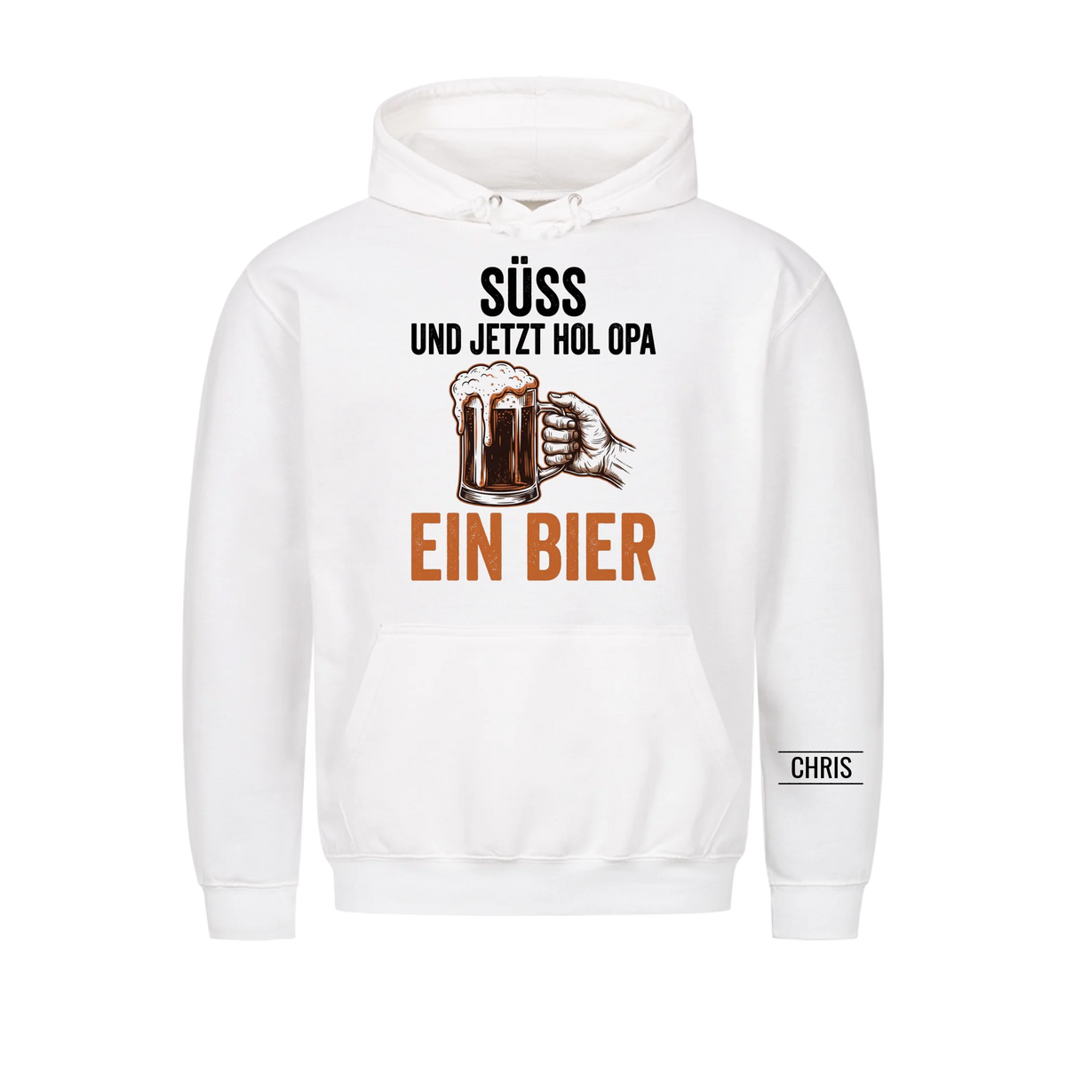 Süß Und jetzt hol Opa ein Bier - Lustiges Geschenk für Opa, Opi & Großvater - Personalisiertes Shirt