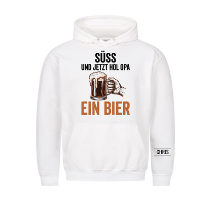 Süß Und jetzt hol Opa ein Bier - Lustiges Geschenk für Opa, Opi & Großvater - Personalisiertes Shirt