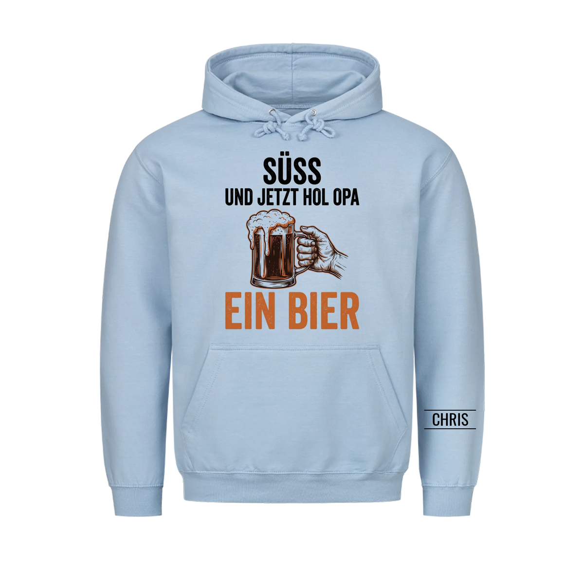 Süß Und jetzt hol Opa ein Bier - Lustiges Geschenk für Opa, Opi & Großvater - Personalisiertes Shirt