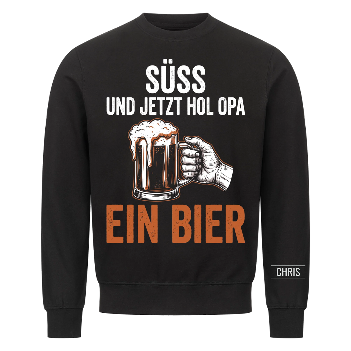 Süß Und jetzt hol Opa ein Bier - Lustiges Geschenk für Opa, Opi & Großvater - Personalisiertes Shirt