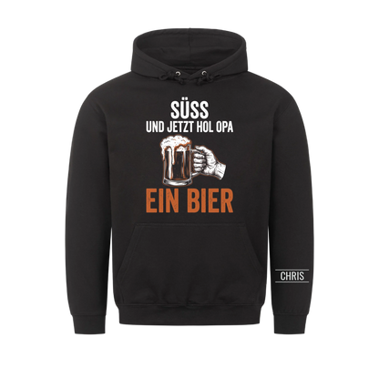 Süß Und jetzt hol Opa ein Bier - Lustiges Geschenk für Opa, Opi & Großvater - Personalisiertes Shirt