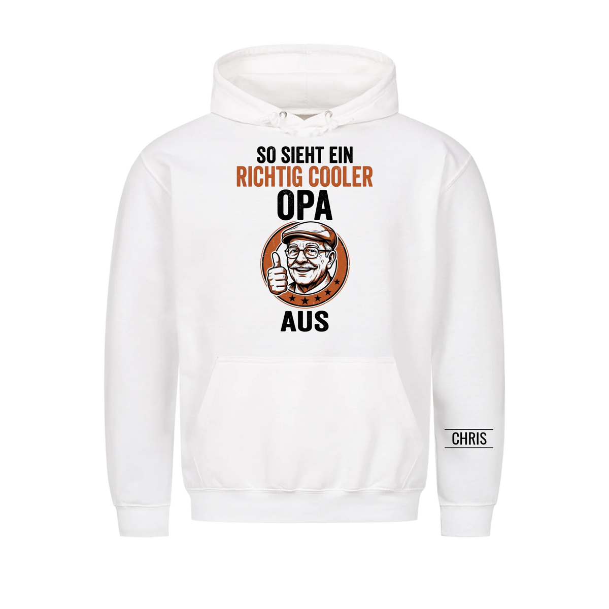 So sieht ein richtig cooler Opa aus - Lustiges Geschenk für Opa, Opi & Großvater - Personalisiertes Shirt