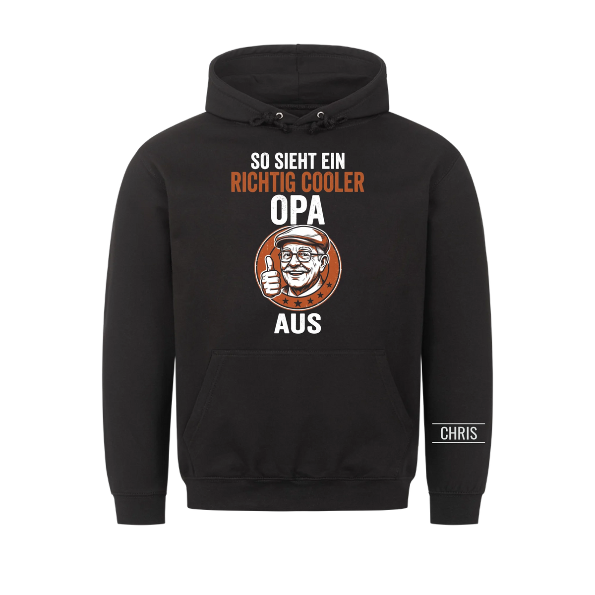 So sieht ein richtig cooler Opa aus - Lustiges Geschenk für Opa, Opi & Großvater - Personalisiertes Shirt