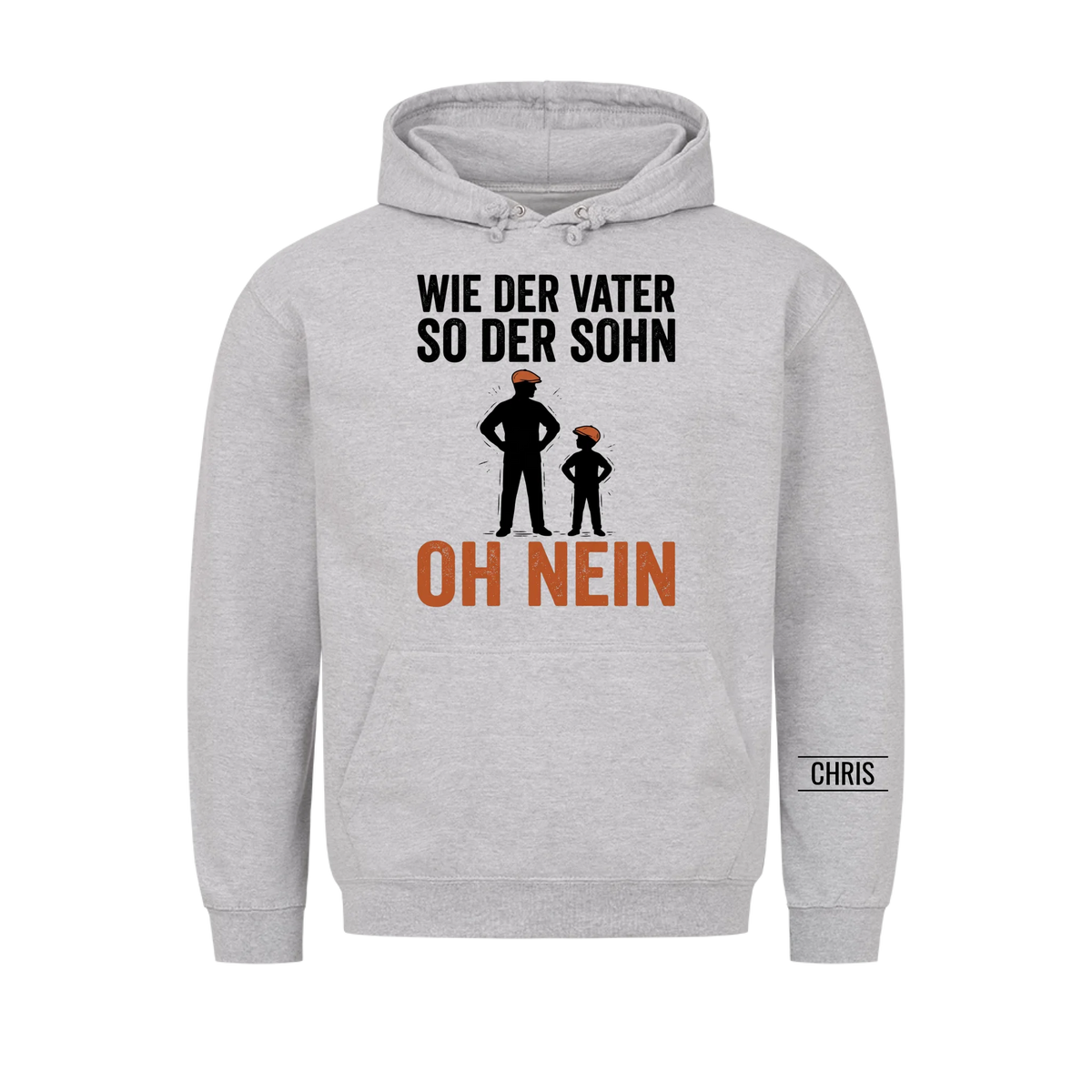 Wie der Vater so der Sohn Oh nein - Lustiges Geschenk für Papa, Ehemann & Männer - Personalisiertes Shirt