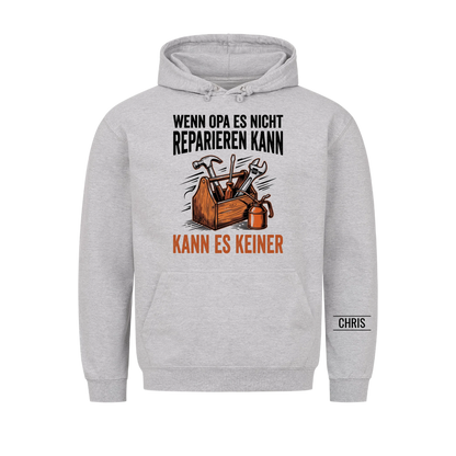 Wenn Opa es nicht reparieren kann kann es keiner - Lustiges Geschenk für Opa, Opi & Großvater - Personalisiertes Shirt