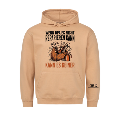Wenn Opa es nicht reparieren kann kann es keiner - Lustiges Geschenk für Opa, Opi & Großvater - Personalisiertes Shirt