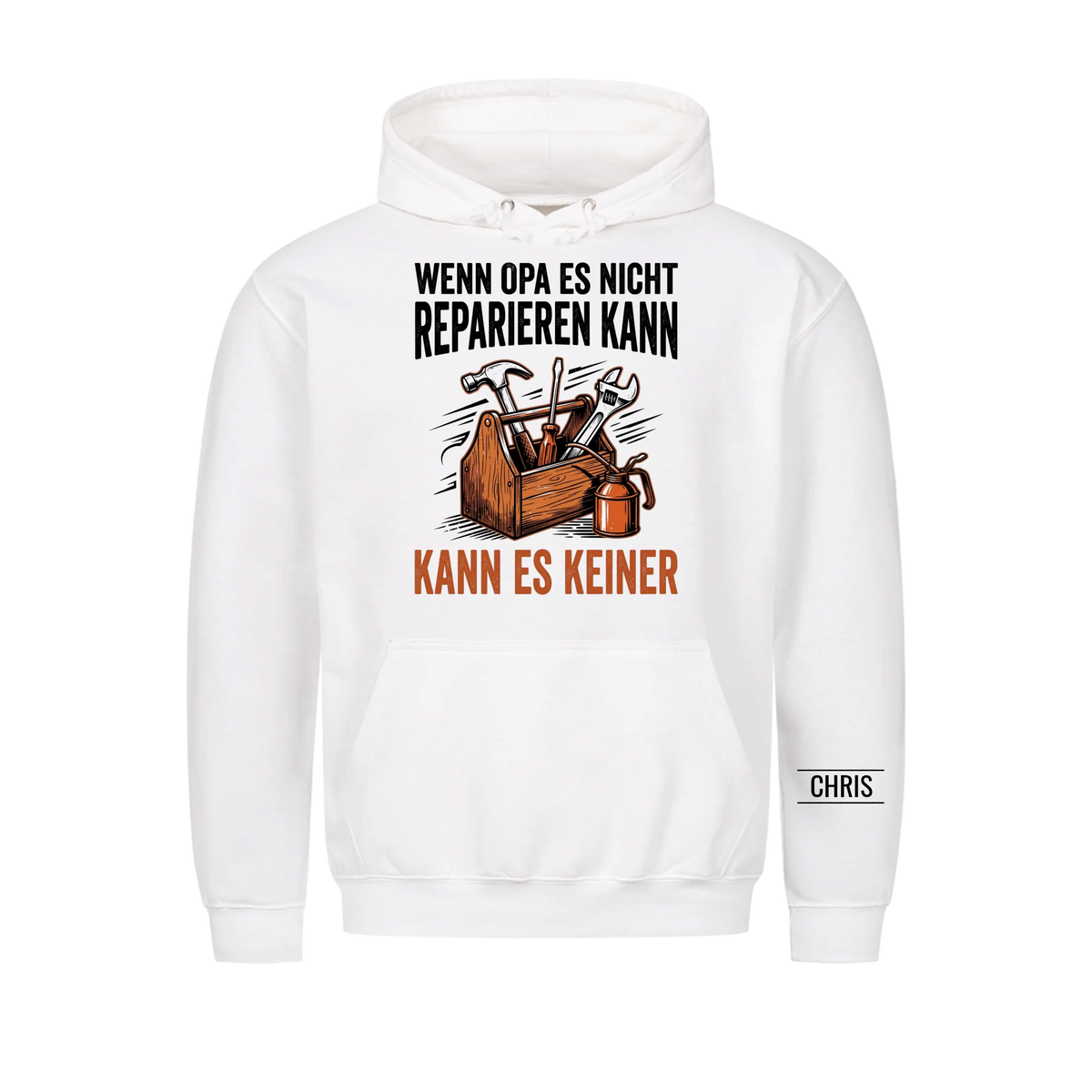 Wenn Opa es nicht reparieren kann kann es keiner - Lustiges Geschenk für Opa, Opi & Großvater - Personalisiertes Shirt