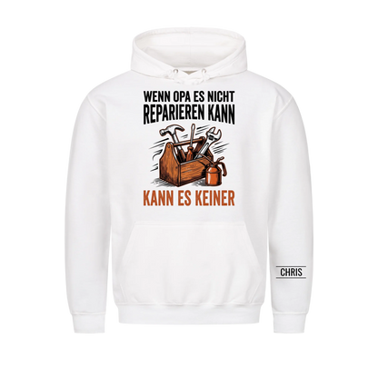 Wenn Opa es nicht reparieren kann kann es keiner - Lustiges Geschenk für Opa, Opi & Großvater - Personalisiertes Shirt