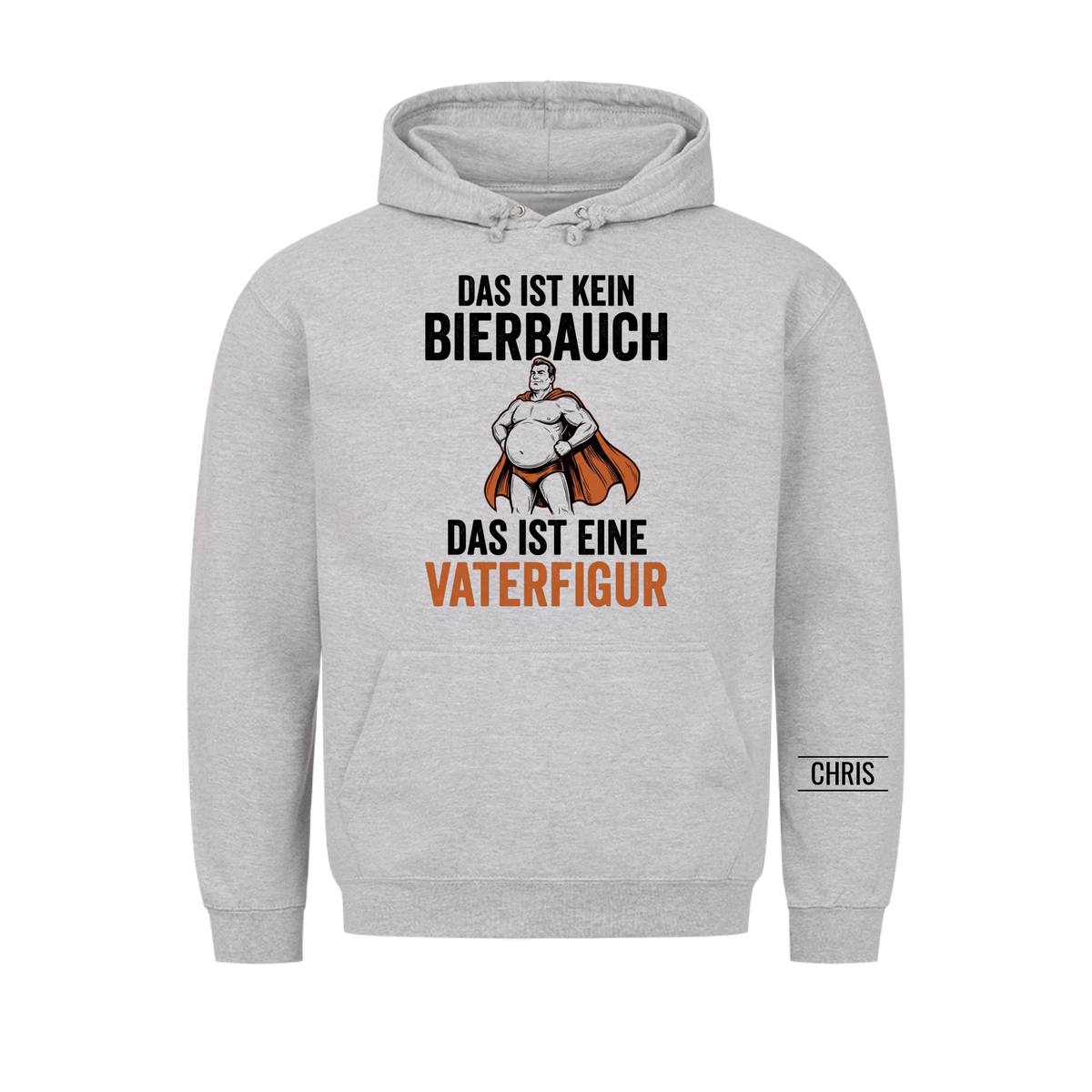 Das ist kein Bierbauch Das ist eine Vaterfigur - Lustiges Geschenk für Papa, Ehemann & Männer - Personalisiertes Shirt