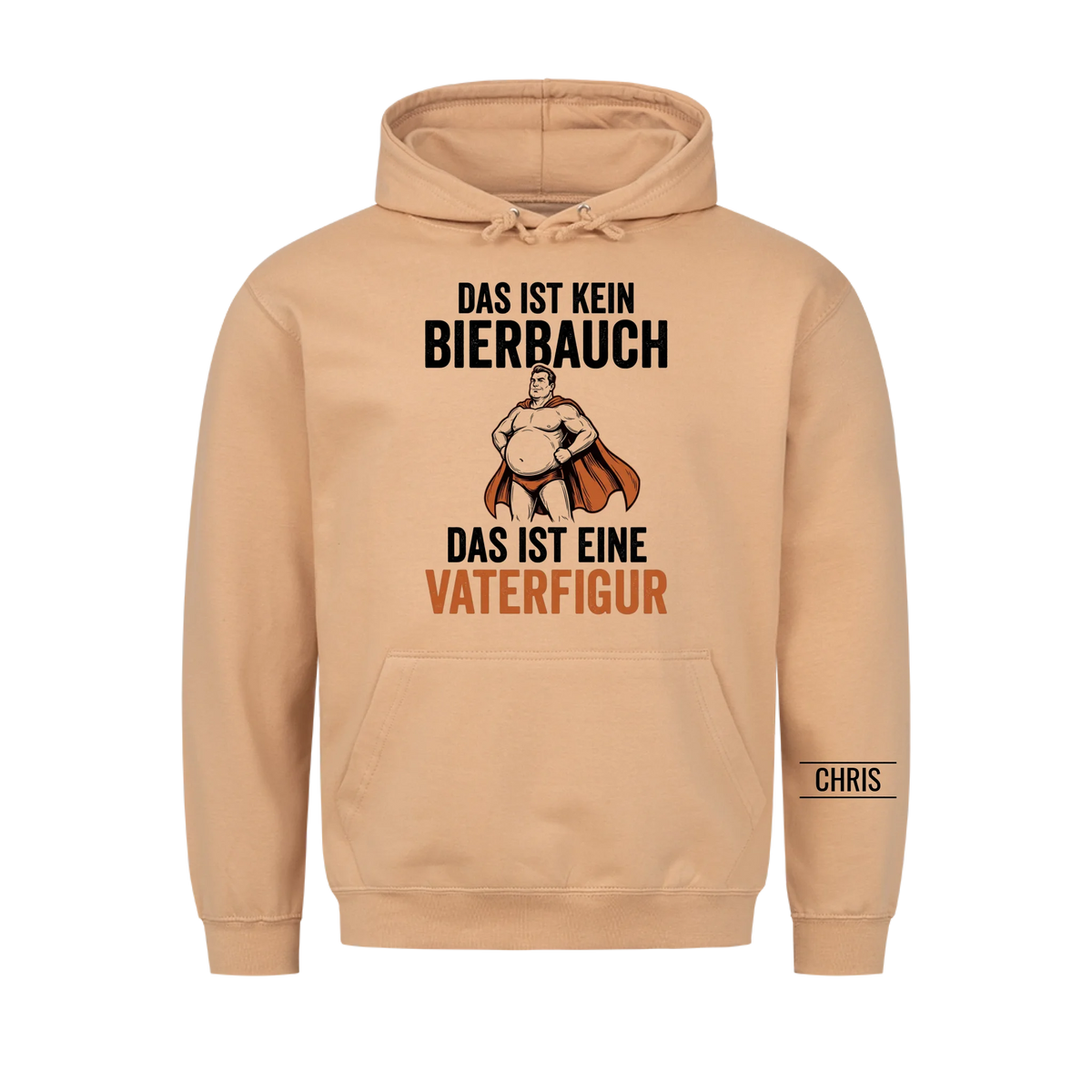 Das ist kein Bierbauch Das ist eine Vaterfigur - Lustiges Geschenk für Papa, Ehemann & Männer - Personalisiertes Shirt