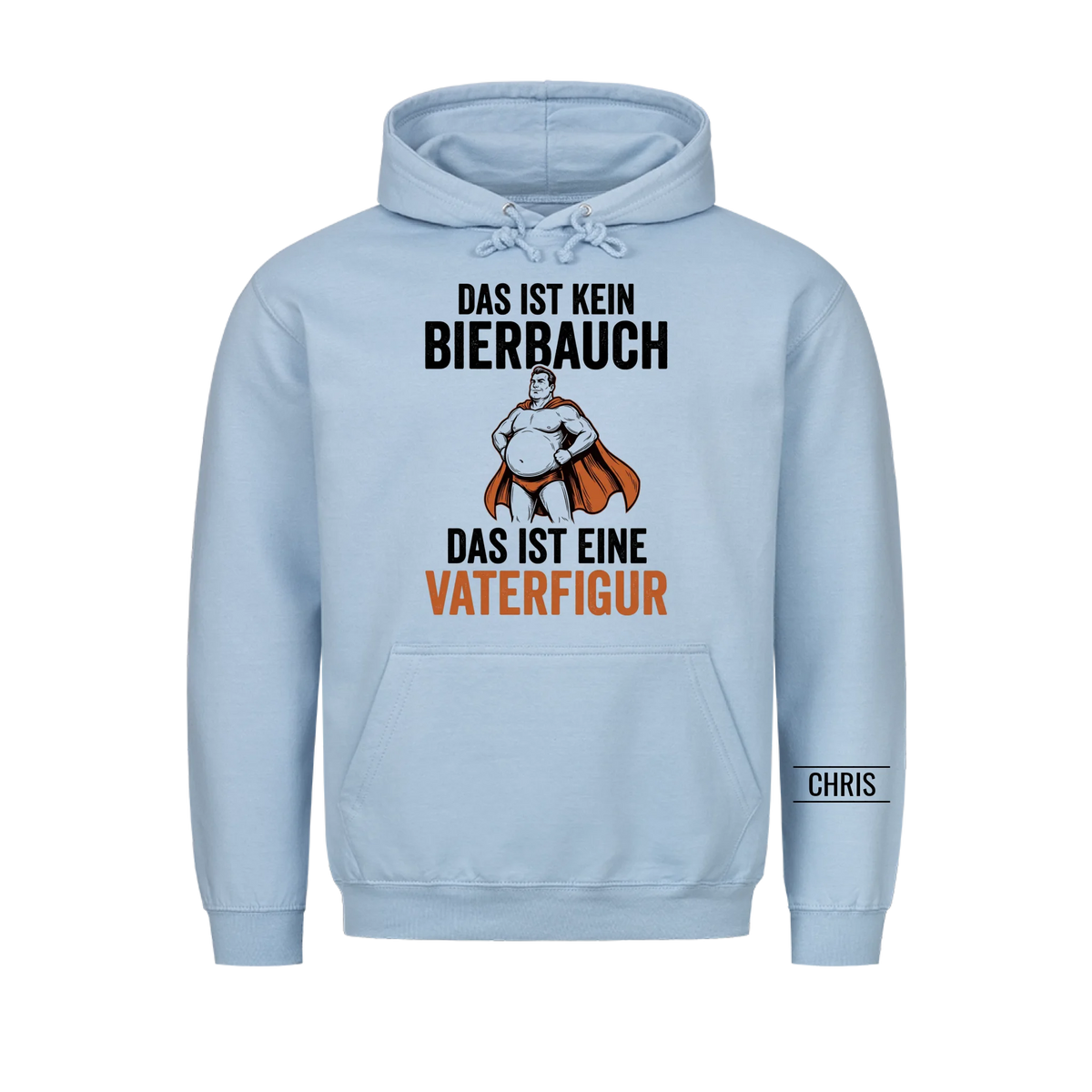 Das ist kein Bierbauch Das ist eine Vaterfigur - Lustiges Geschenk für Papa, Ehemann & Männer - Personalisiertes Shirt