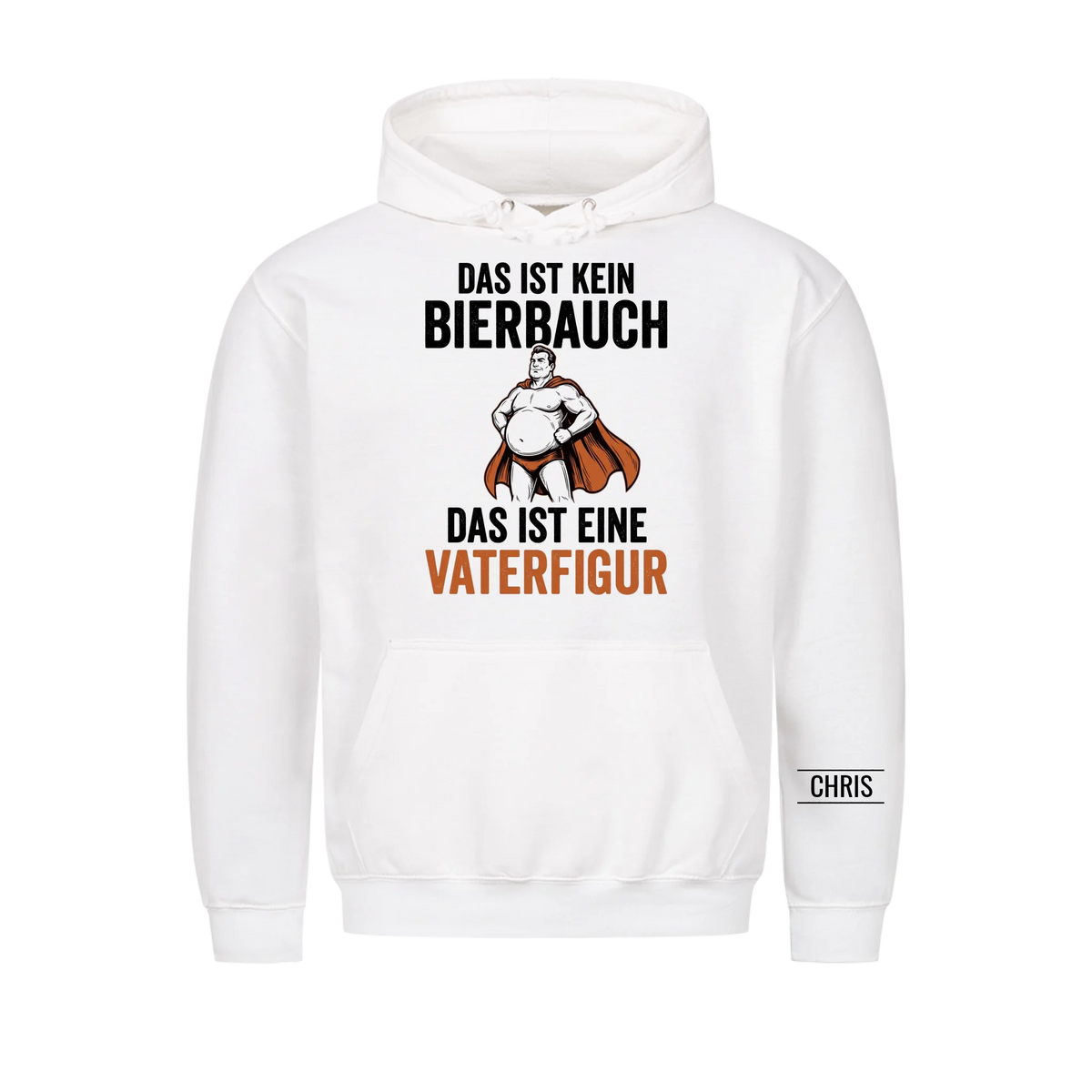 Das ist kein Bierbauch Das ist eine Vaterfigur - Lustiges Geschenk für Papa, Ehemann & Männer - Personalisiertes Shirt